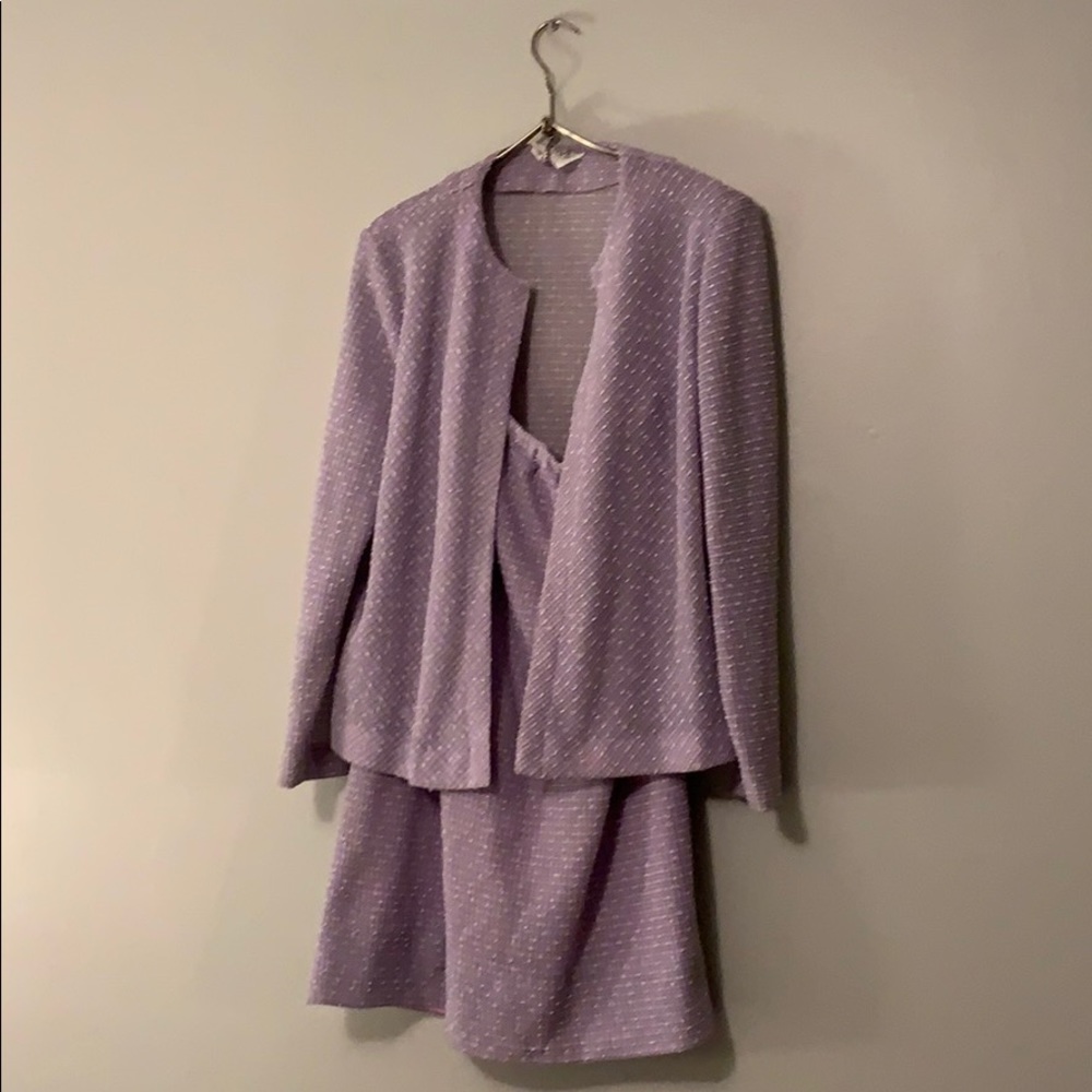 Vintage brownstone studio skirt and jacket.